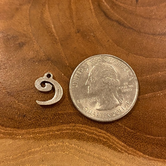 James Avery Script Initial "C" Charm, Sterling Silver - Picture 2 of 2